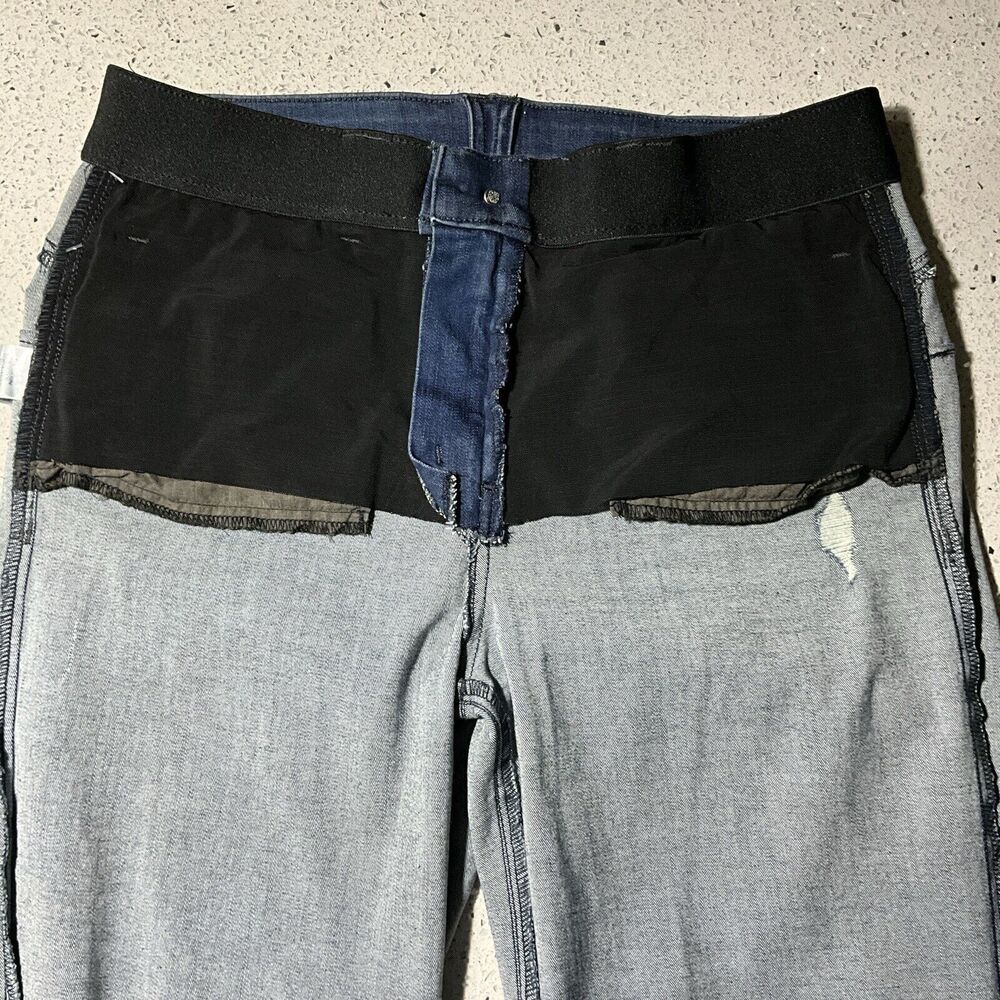 Democracy Straight Leg Ab Solution Curve Equality Jeans Blue 12 - Picture 8 of 11